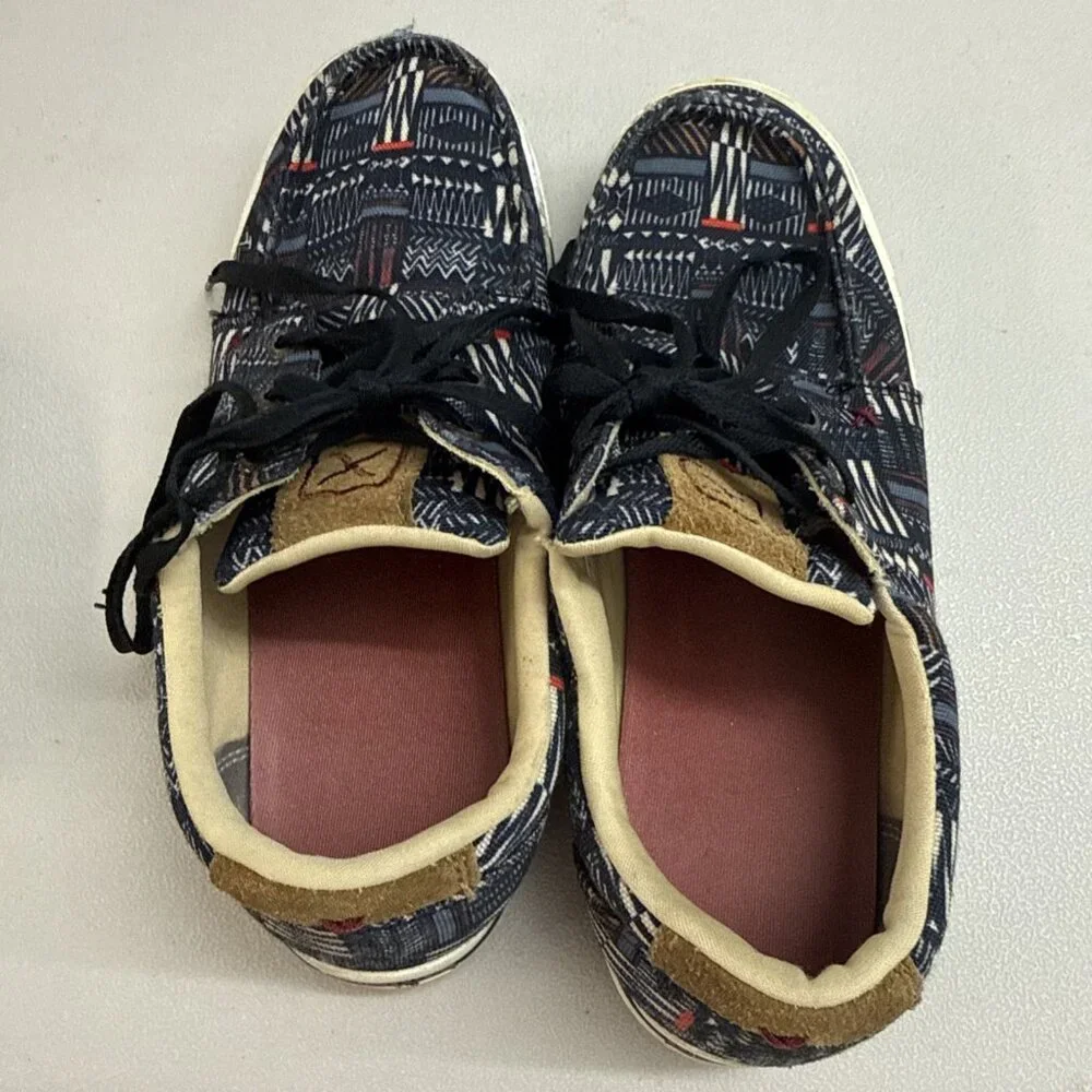 Twisted‎ X Women's Kicks Lace Southwestern Sneaker Moc Toe Multicolor Size 9.5M